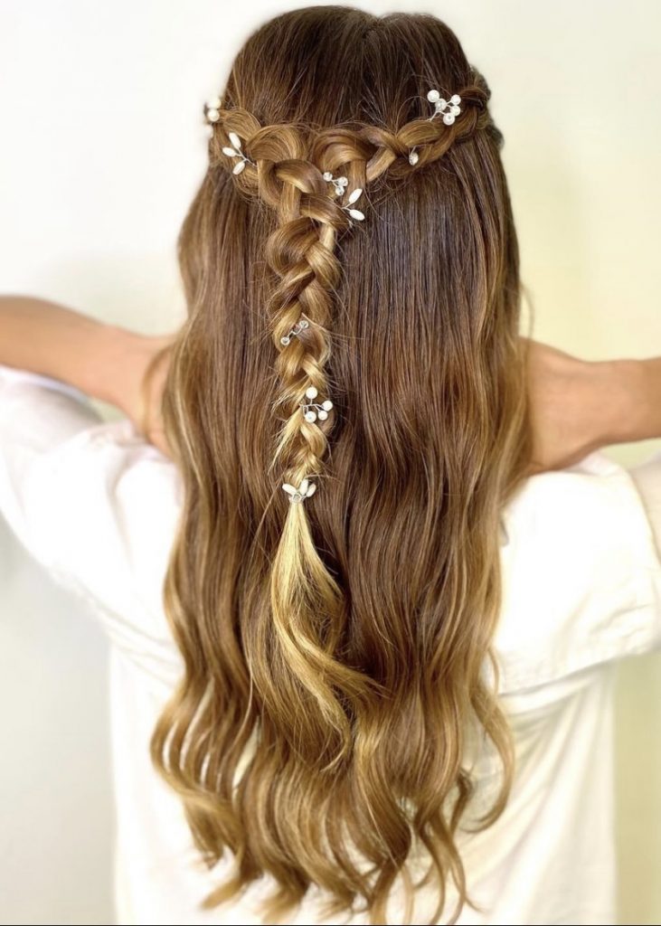 YNES HAIRSTYLE TRESSE, COIFFURE EVENEMENT, DEMI ATTACHE (2)