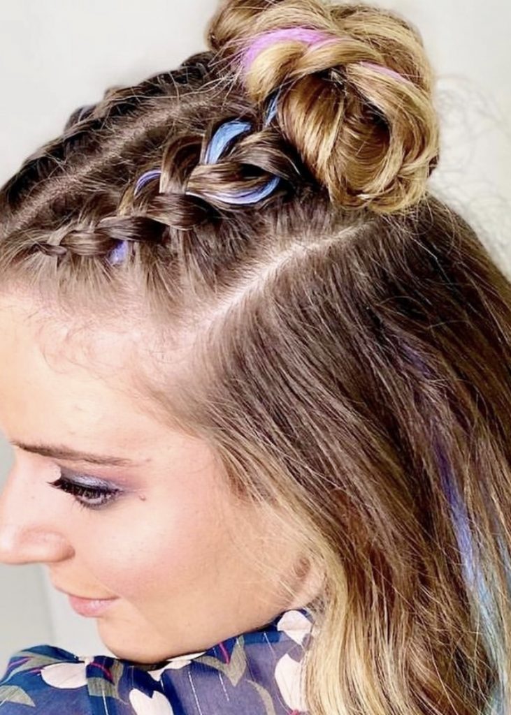 YNES HAIRSTYLE TRESSE, COIFFURE EVENEMENT, DEMI ATTACHE